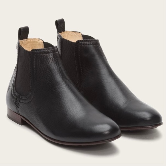 Frye Shoes - Frye Jillian Chelsea Black Leather Bootie 8